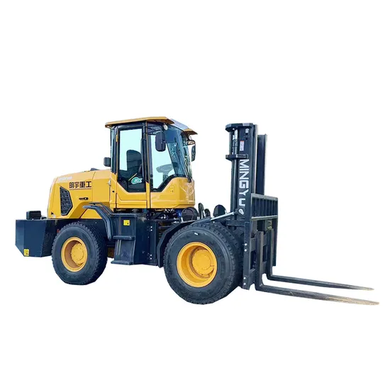 Royal Own Design 2WD 4WD CE ISO off Road Diesel Montacargas Empilhadeiras para terrenos acidentados com motor japonês