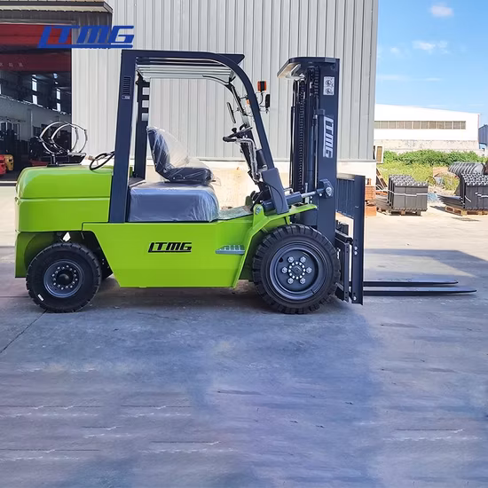 Ltmg Empilhadeira elétrica a GLP 1,5 ton 2 ton 3 ton 4 ton 5 ton 6 ton 7 ton 8 ton 10 ton empilhadeira diesel em estoque