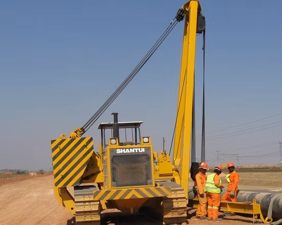 Shantui 25 Ton assentador de tubos com esteiras Sp25y para construção de içamento